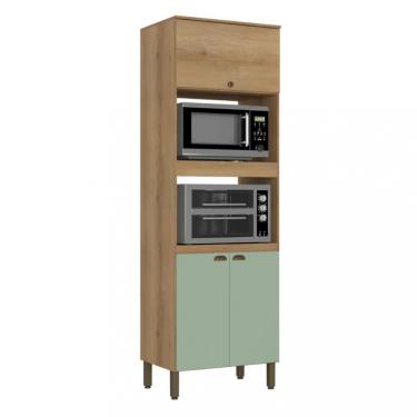 Imagem de Paneleiro Torre Quente 3 Portas Finesse THB - CAPUCCINO|MENTA