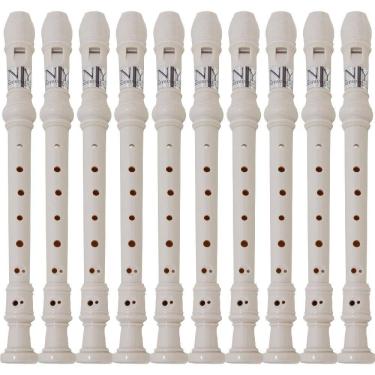 Imagem de Kit 100 Flautas Doce Barroca FL 20B New York