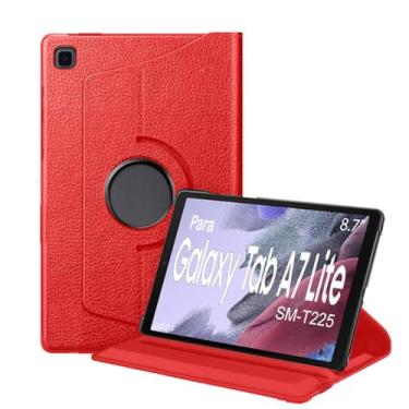 Imagem de CAPA CASE PARA TABLET SAMSUNG GALAXY TAB A7 LITE 8.7" Sm-T220 Sm-T225 ANO 2021 - ALAMO (VERMELHO)