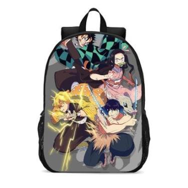 Imagem de Mochila Escolar Infanto Juvenil Anime Demon Slayer Manga Novidades 0370-Unissex