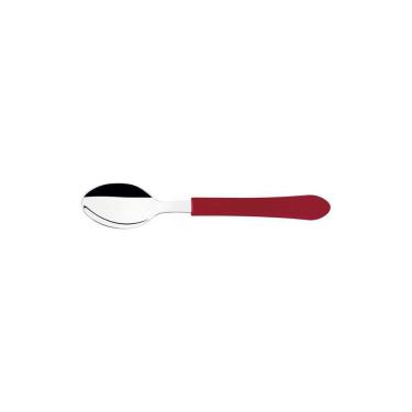 Imagem de Kit 24 Colher De Chá Leme Inox Vermelho