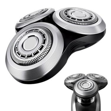 Imagem de Cabeças giratórias de substituição SH90 compatíveis com máquinas de barbear Philips Norelco Series 9000, S9000 cabeça de substituição serve para S9531 S9721/84 S9511 S8950 S8980/12 S9311/21