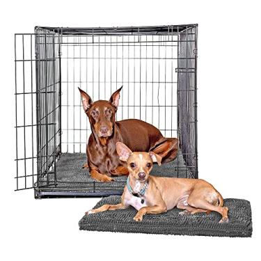 Imagem de Cama de viagem Soggy Doggy Crate Mate, pequena/46 x 61 cm, cinza