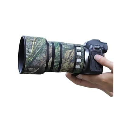 Imagem de CHASING BIRDS O revestimento de lente impermeável camuflado para Canon RF 70-200 mm F4 L é uma capa protetora de lente USM à prova de chuva (camuflagem de folha verde, com extensor RF 1,4X e 2X)