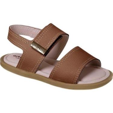 Imagem de Sandália Infantil Ortopasso Pooh Menino Marrom-Masculino