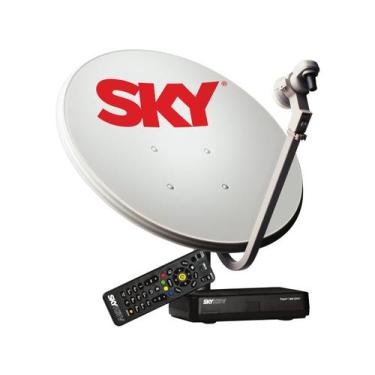 Imagem de Kit Antena e Receptor Sky Pré-Pago