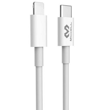 Imagem de Cabo USB-C para Lightining PVC 1M Branco VQ-D54 - Letron
