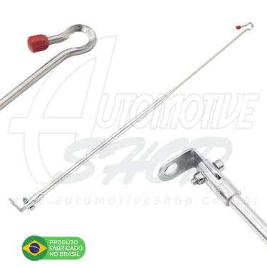 Imagem de Antena Corta Pipa Moto Retrátil Retrovisor Aço Inox Prto M1A - Jojafer