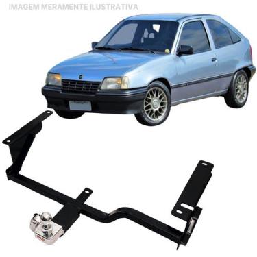 Imagem de Engate Reboque Rabicho Fixo Kadett 1996 a 2001 400Kg - BRACONI