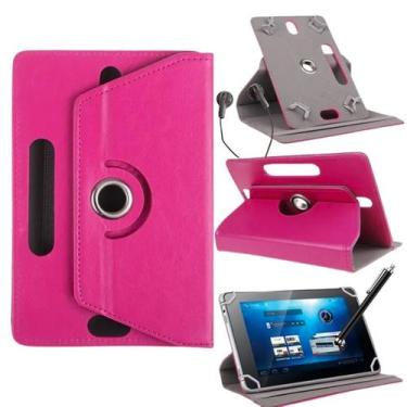 Imagem de Capa Giratória p/ Tablet 9 polegadas M9 Lenovo + fone caneta touch - G