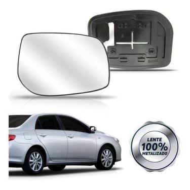 Imagem de Lente Retrovisor Corolla Toyota 2008 A 2011 Com Base - Blawer