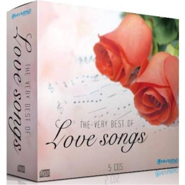 Imagem de Box CD The Very Best Of Love Songs 5 CDs 60 Músicas - TOP DISC