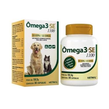 Imagem de Suplemento Vetnil Ômega 3 para Cães e Gatos - SE 1100