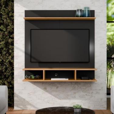 Imagem de Painel Para Tv Smart até 32 Polegadas Com Prateleira Quarto Sala Onix 