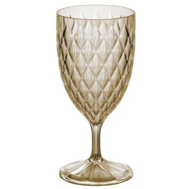 Imagem de Taça de Plástico Para Água 380ml Cristal Glamour âmbar Plasutil ref.14