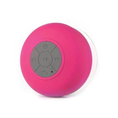 Imagem de Caixa Som Banheiro Prova Dágua Bluetooth - Rosa