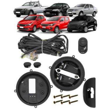 Imagem de Kit Retrovisor Elétrico Simples Fiat Argo Cronos Mobi Palio - Tragial