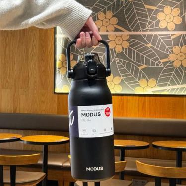 Imagem de Garrafa Térmica de Café Água Suco 1,7 Litros Bebidas Quentes Frias Aço