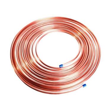 Imagem de Tubo De Cobre Flexível 5/8 15,87Mm Rolo Panqueca 15 Metros - Eluma