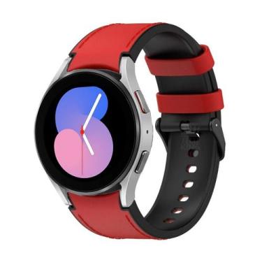 Imagem de Pulseira Sintético c silicone para Watch5 40mm - Teck King, Vermelho