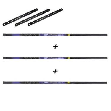 Imagem de Kit 3 Varas Telescópicas Albatroz Fishing Aramis 3 Medidas Menores - 2