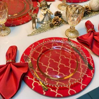 Imagem de Capas de Sousplat Supla e Guardanapo e Porta Guardanapo Mesa Posta de 