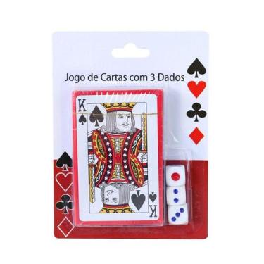 Imagem de Jogo de baralho com 54 cartas e 3 dados Para Iniciantes - Dinasty
