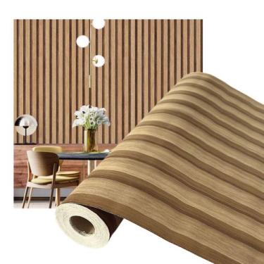 Imagem de Papel de Parede Adesivo Lavavel Sala Quarto Cozinha 3D Decorativo Ripa