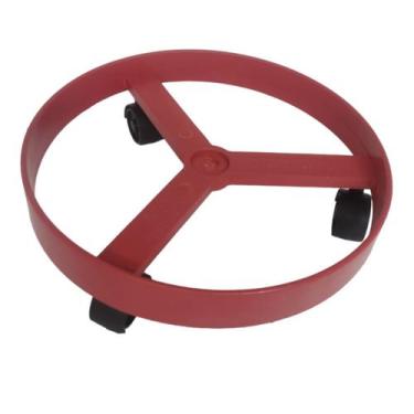 Imagem de 2 Suporte Botijão Gás 30kl ou Vaso com Rodizio Reforçado - Britos Repr