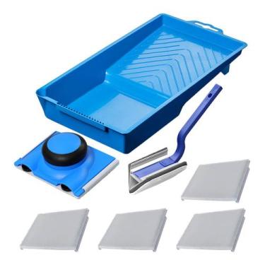 Imagem de Kit Pad Recorte+ 4 Refis+ Bandeja Pintura+ Pad Canto Atlas
