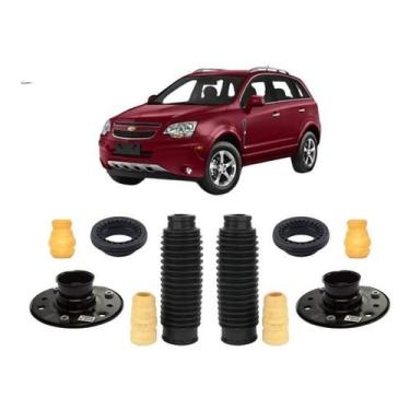 Imagem de Kit Batente Amortecedor Coxim Dianteiro Traseiro Captiva - Qualykits