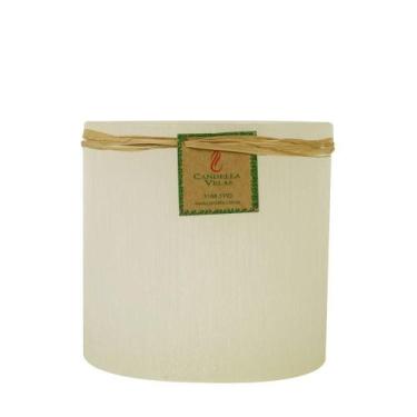 Imagem de Vela Luminária Cilíndrica 12x12 Cm Marfim - Candella, Off white