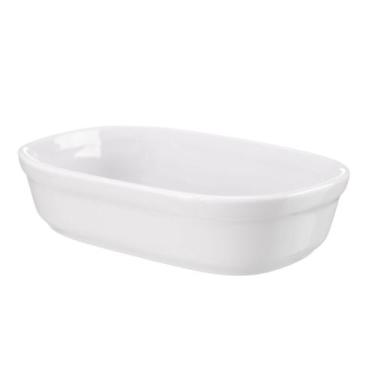 Imagem de Assadeira Travessa Pequena Porcelana Branca 17 cm - Maryland Decor