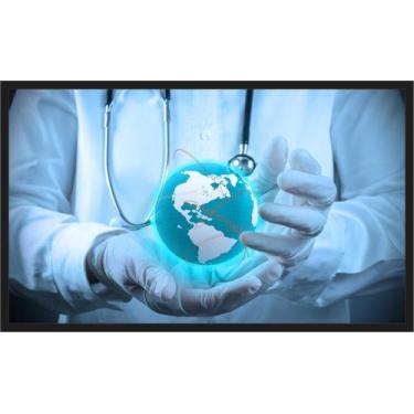 Imagem de Quadro Decorativo Consultórios Médicos Medicina Com Moldura 1 Metro x 