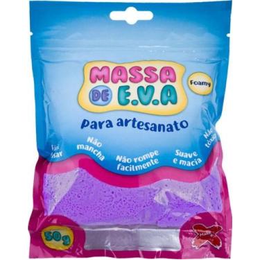 Imagem de Massa De Eva Roxo 50g UNIDADE Make+