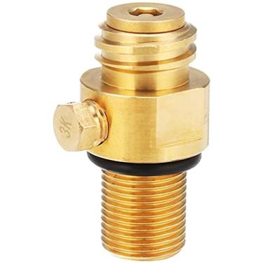 Imagem de Hvlystory Válvula de substituição de rosca M181.5 válvula de pino de latão para tanque de CO2 para soda Stream