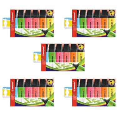 Imagem de STABILO Marcador Boss Original Multi 6 peças (P) – Marcadores (Multicoloridos, 2 mm, 176 mm, 18 mm, 110 mm)