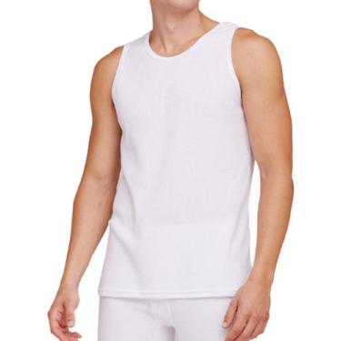 Imagem de Camiseta Regata Masculina Hering 015m, Branco, XG