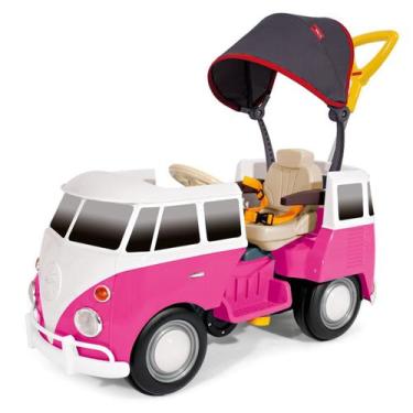 Imagem de Carrinho De Passeio/Pedal Infantil Policar Kombus Com Empurrador Polip