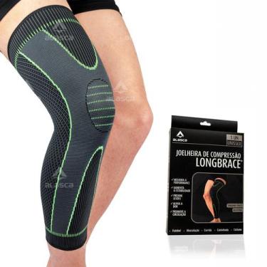 Imagem de Joelheira De Compressão LongBrace Alasca Esportiva Corrida Musculação,