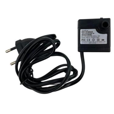 Imagem de Bomba Submersa Bombinha Fonte Água Aquário 220L/h 110/220 V - Cumaru