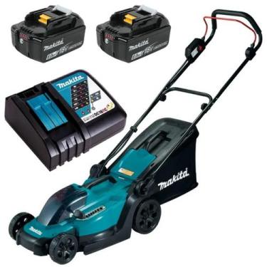 Imagem de Cortador De Grama 2 Baterias 18v 6ah DLM330Z Makita Com Carregador Ráp