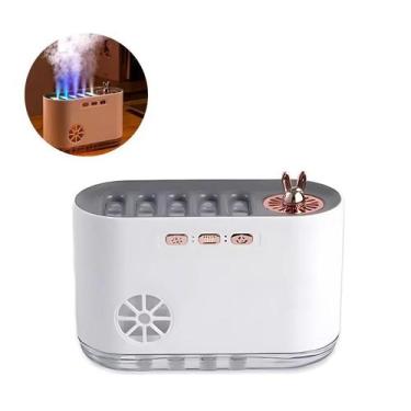 Imagem de Umidificador de Ar e Difusor Ultrassônico com Luz de Chama LED Present