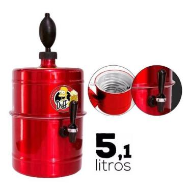 Imagem de Chopeira Barril Capacidade 7 Garrafas Homer Simpsons Duff - BEER CHOPP