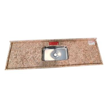 Imagem de Pia de Cozinha Granito 180cm Santa Cecilia Plus Cuba Simples - L.A PIA