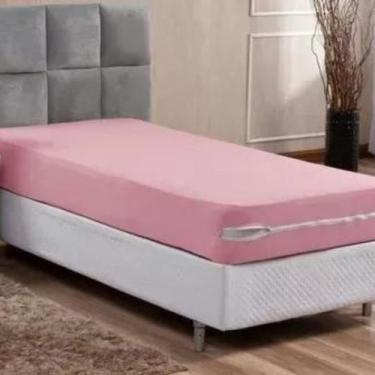 Imagem de Capa protetora p/ colchão solteiro em malha gel gramatura 90 bordados 