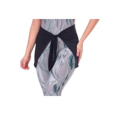 Imagem de Saia Tapa Bumbum Academia fitness Preto Azul Cinza escuro P M G - Shin