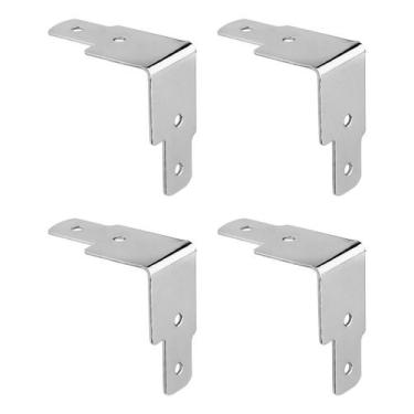 Imagem de 4 Mata Junta Longa De Aço Cromado Tamanho Grande 4 Furos - LUMINOS
