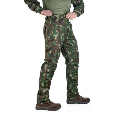 Imagem de Calça Cargo Tática Defender - Safo - Camuflada, Exercito, 50
