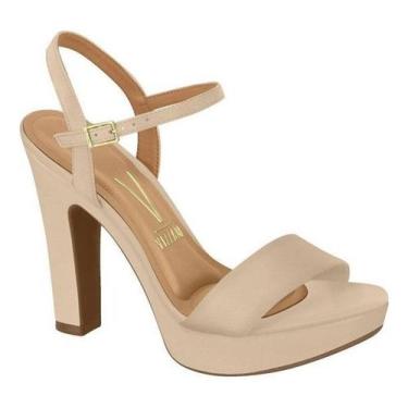 Imagem de Sandália Feminina Meia Pata Salto Grosso Vizzano Confortável 6292100, 